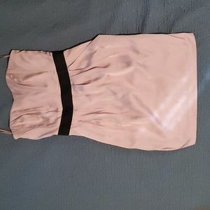 Strapless blush dress - POCKETS